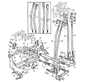 Kołek blokujący sprężynowy 45M7065 John Deere