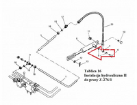 Cylinder hydrauliczny prasy zwijającej Sipma nr. 527907052000