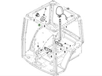 Płytka do świateł R234527 John Deere