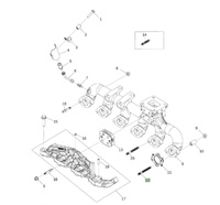 Szpilka kolektora wydechowego