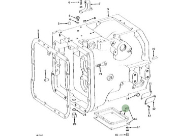 Uszczelnienie R35283 John Deere