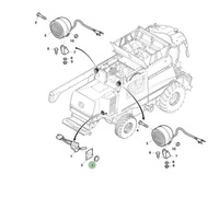 Nakrętka do maszyn marki John Deere H140248