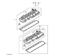 Zatyczka do rur 15H685 do ciągników i kombajnów marki John Deere