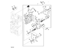Pierścień sprężysty 40M7325 do ciągników John Deere 6000/7000