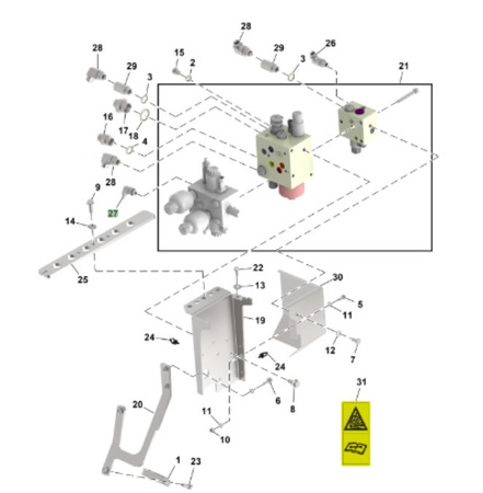 Króciec hydrauliczny