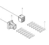 ZŁĄCZE ELEKTRYCZNE 7-PIN SZARE