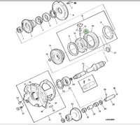 Sprężyna przekładni ślimakowej L58657 John Deere