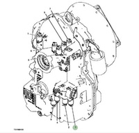 Oring obudowy dyferencjału John Deere RE47392