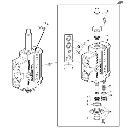 Sekcja hydrauliczna