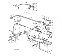 Sprężyna do kombajnów marki John Deere L12731