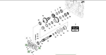 Zatyczka  Korek zaślepka John Deere AT107510
