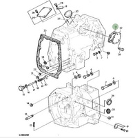 Uszczelka sprzęgła L61963 John Deere 1000/2000/3000
