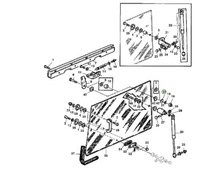 Podkładka gumowa tylnej szyby John Deere L58890