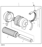 Filtr powietrza kpl.