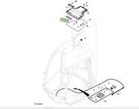 Uszczelka szyby L158947 John Deere 6000/7000