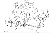 Łącznik kolankowy M84497 John Deere