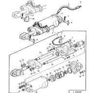 Pierścień podtrzymujący R35473 John Deere