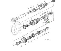 Podkładka dystansowa wałka John Deere L58722