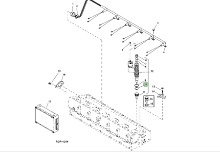 Uszczelnienie do silnika R502703 John Deere