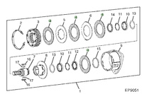 Tarcze sprzęgła zestaw