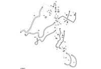 Obejma przewodów hamulcowych  AL212941 John Deere