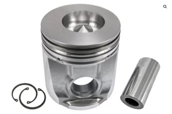 Tłok z pierścieniam i sworzniem + zabezpieczenia
