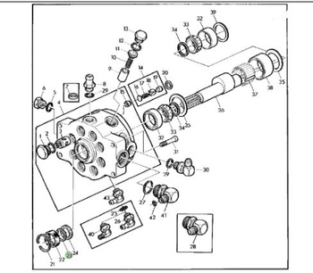 Podkładka plastikowa ciągnika R56753 John Deere