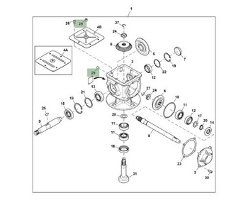 Zatyczka do rur M171850 John Deere X950R