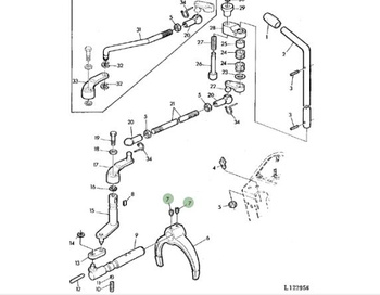 Śruba nastawcza L33332 John Deere