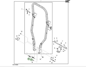 Sworzeń John Deere LVU22165