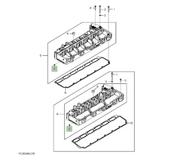 Zatyczka do rur 15H685 do ciągników i kombajnów marki John Deere