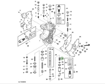 Sprężyna L168943 John Deere 6000/7000