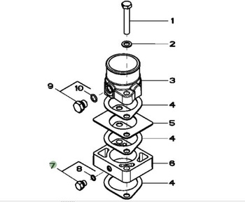 Mocowanie RE60071 do maszyn marki John Deere