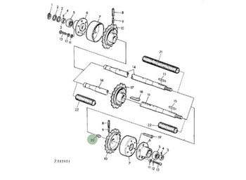 Złącze smarowania 58M7006 John Deere