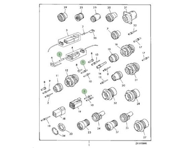 Konektor Z55264 John Deere