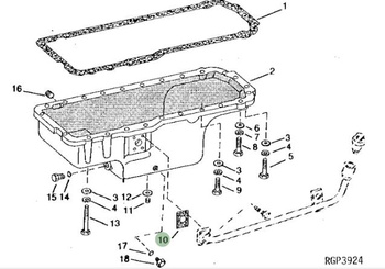 Uszczelka R521454 John Deere 8000
