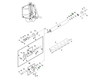 Podkładka CC119363 do pras belujących marki John Deere