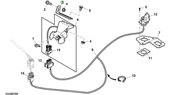 Kątownik John Deere CC106216