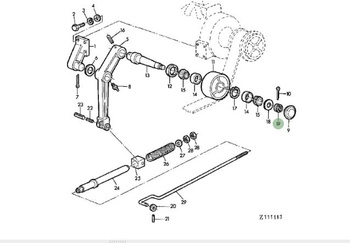Nakrętka 14M7179 do maszyn marki John Deere
