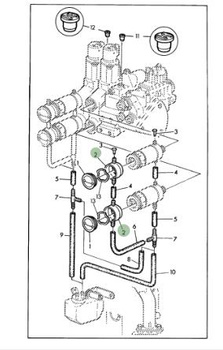 Osłona gniazda hydraulicznego L79589 John Deere 6000