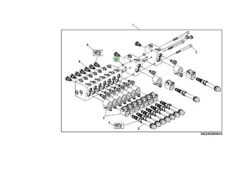 Oring WZ2452653 do opryskiwaczy marki John Deere
