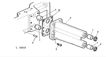 Uszczelka L36607 John Deere 1000/2000/3000