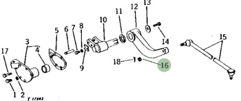 Nakrętka 14H918 John Deere