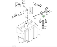 Uszczelka czujnika paliwa CQ49387 John Deere
